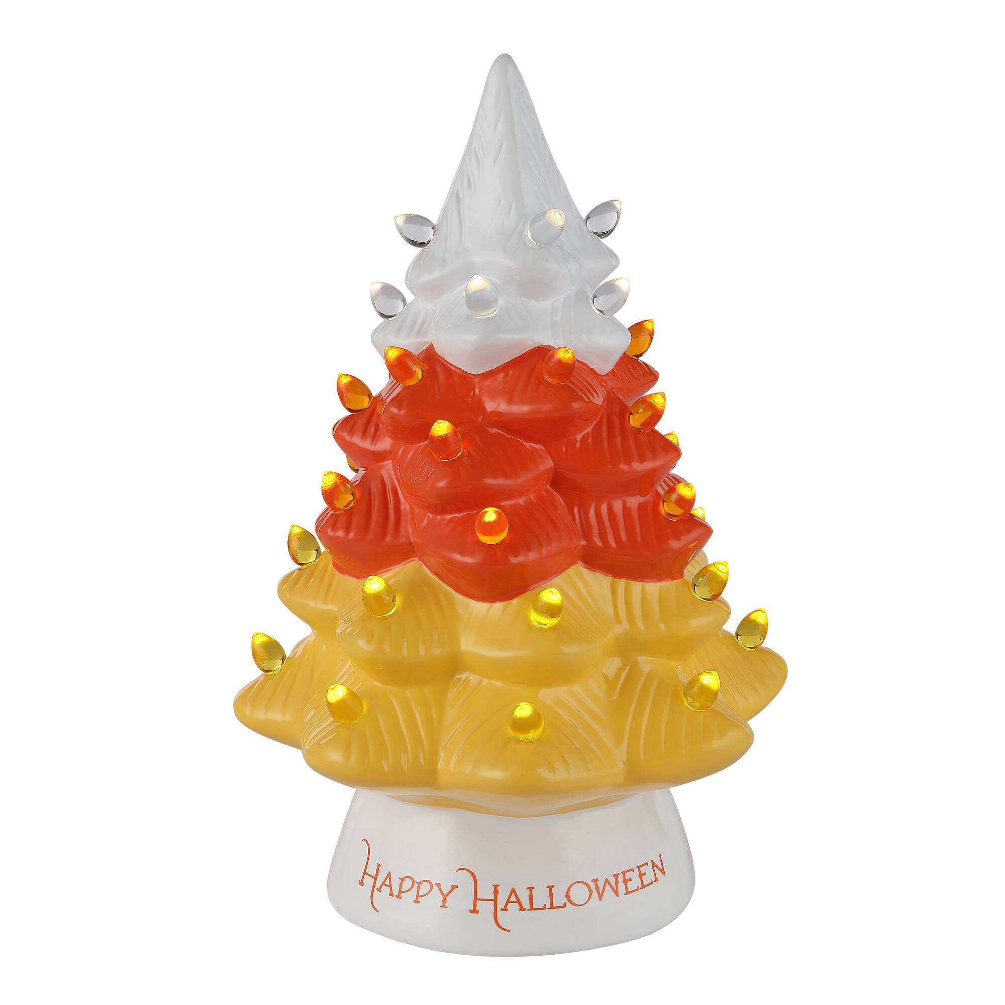 Mr. Halloween 12" Ceramic Candy Corn Tree